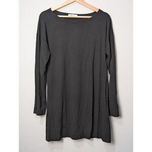 Bryn‎ Walker Midi Dress Black Small Lagenlook